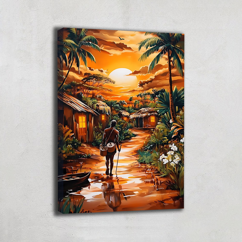 TABLEAU AFRICAINE MODERNE