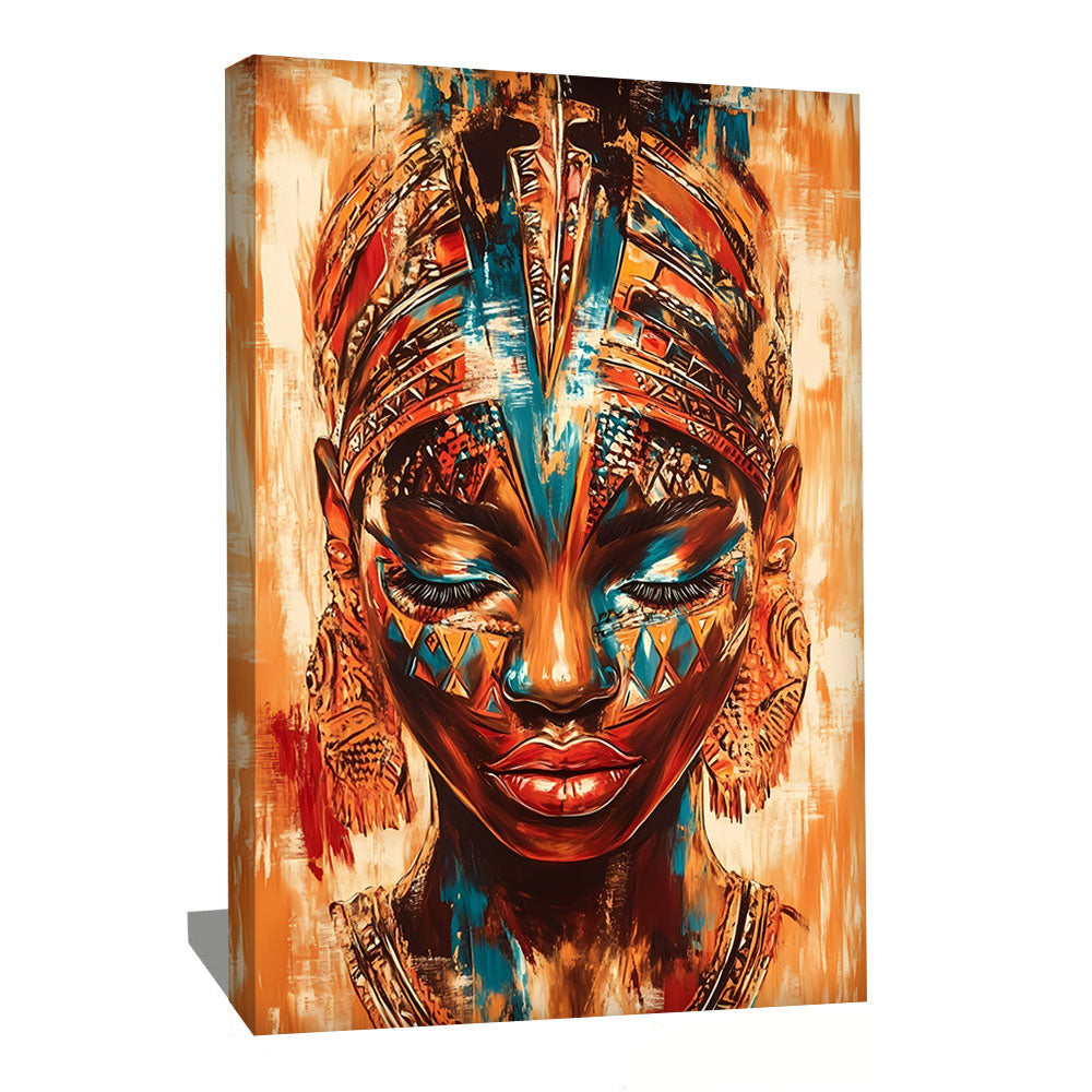 TABLEAU AFRICAINE MODERNE TRIBAL