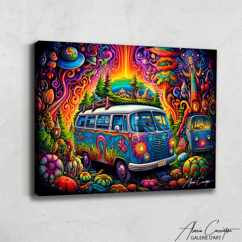 Tableau Art Psychédélique