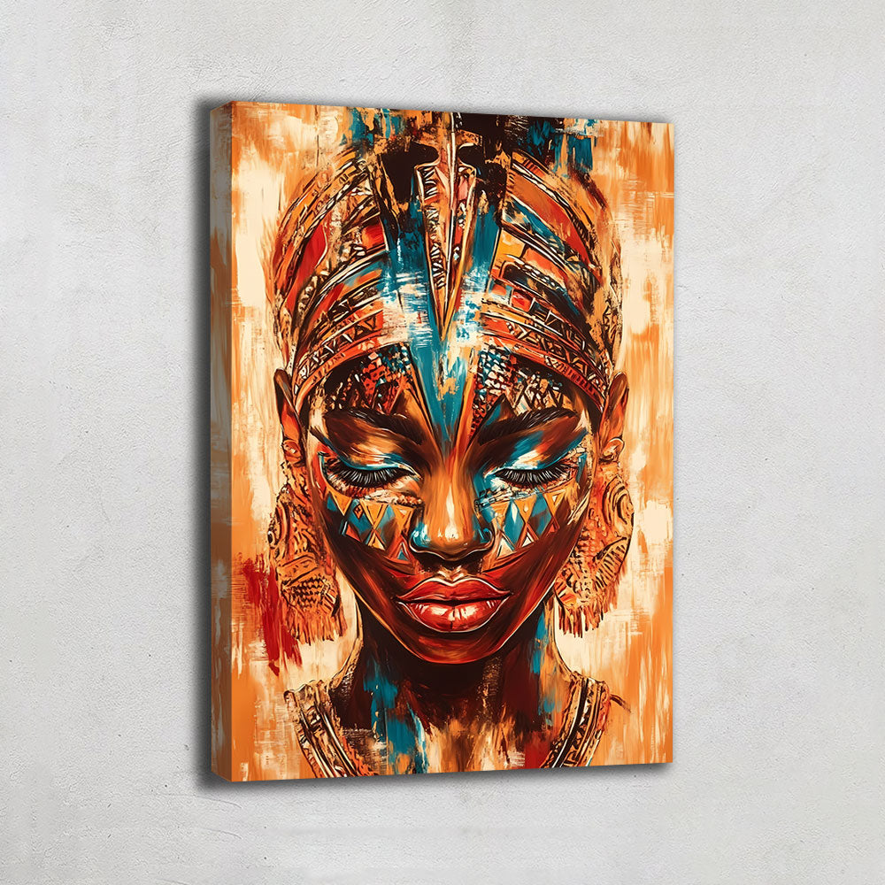 TABLEAU AFRICAINE MODERNE TRIBAL
