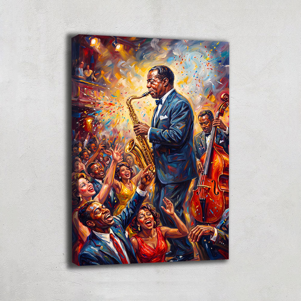 Peinture Musicien Jazz