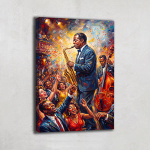 Peinture Musicien Jazz