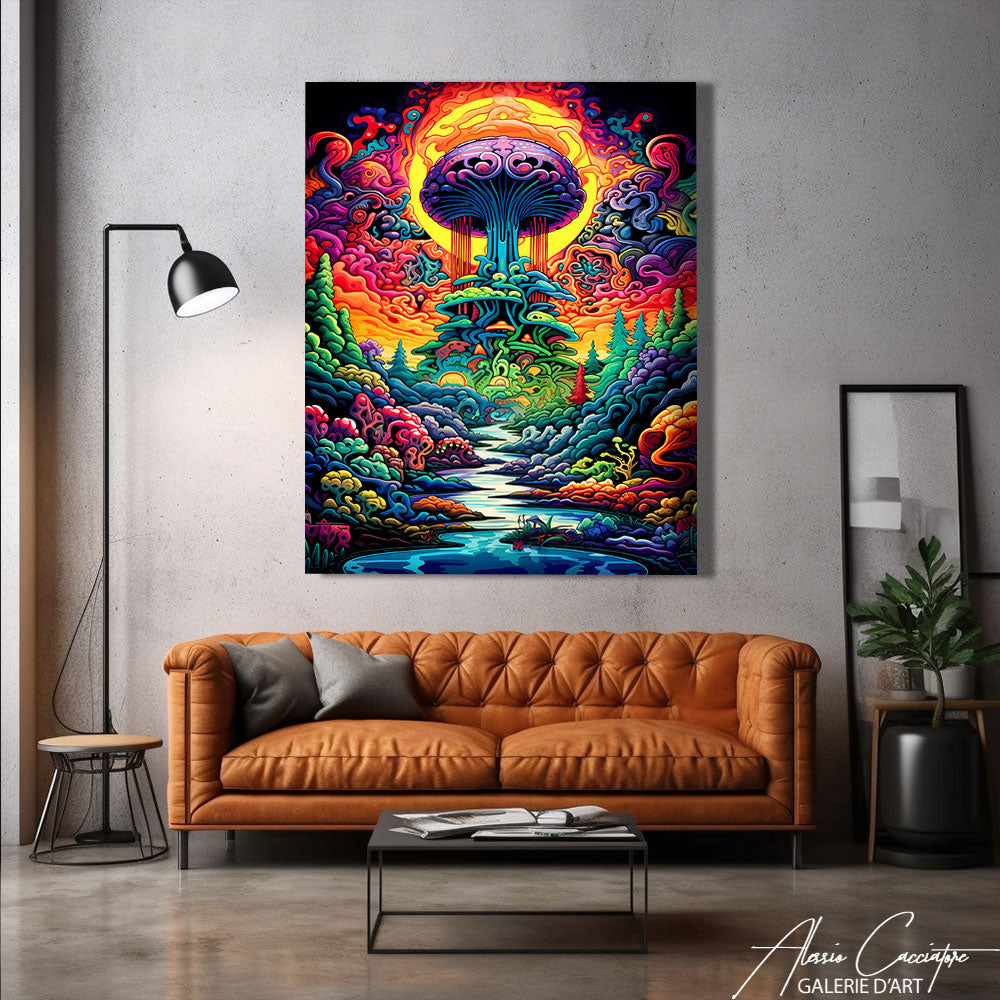 Peinture Art Psychédélique