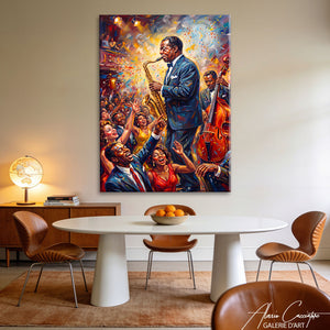 Tableau Musicien Jazz