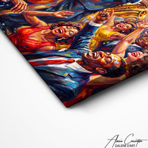Art Mural Musicien Jazz