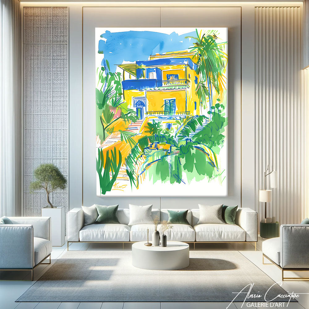 Tableau oriental peinture