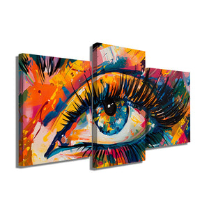 TABLEAU TRIPTYQUE OEIL