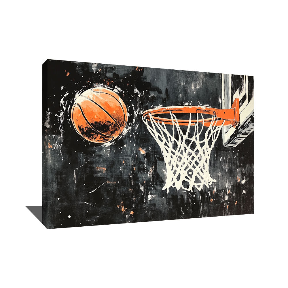 TABLEAU BASKET ABSTRAIT