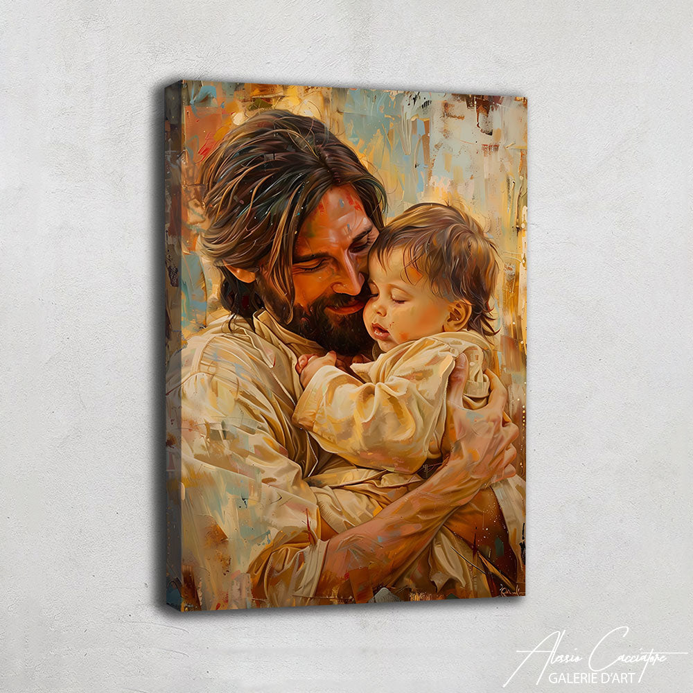 peinture Jésus enfant