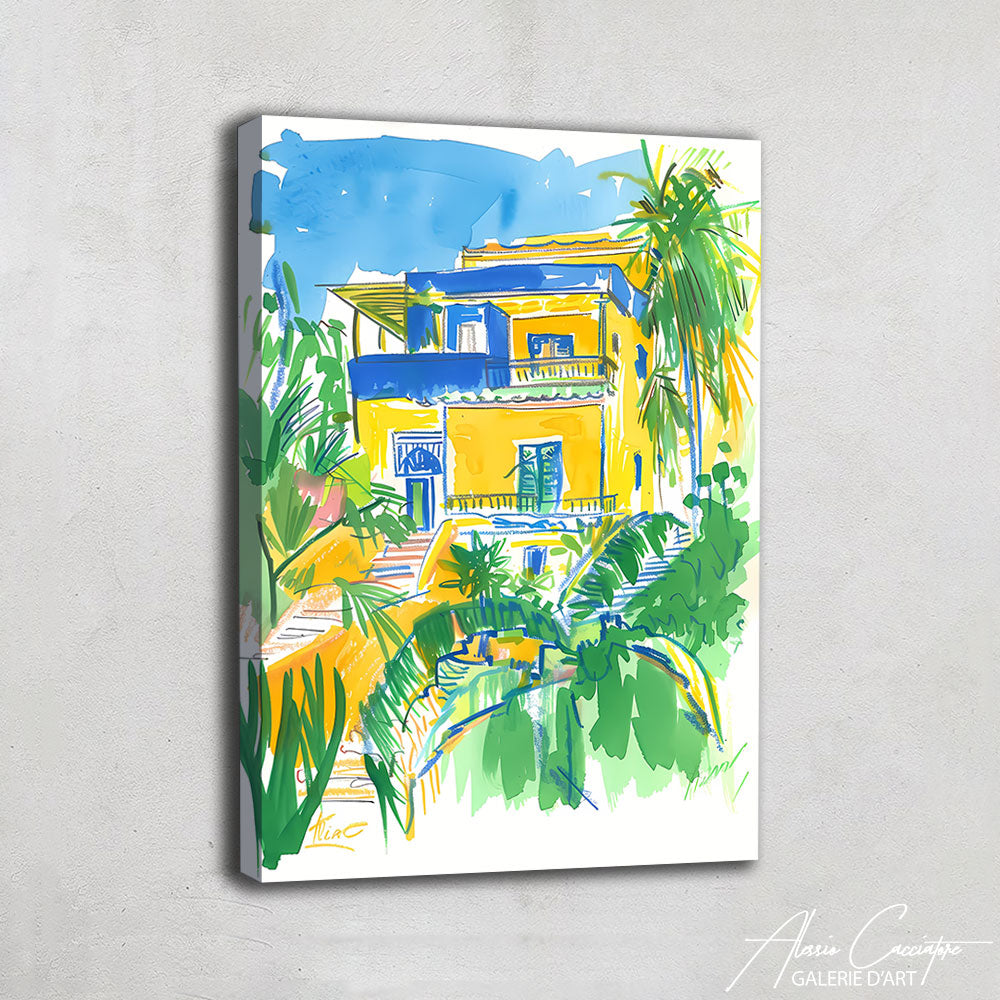 Tableau oriental peinture