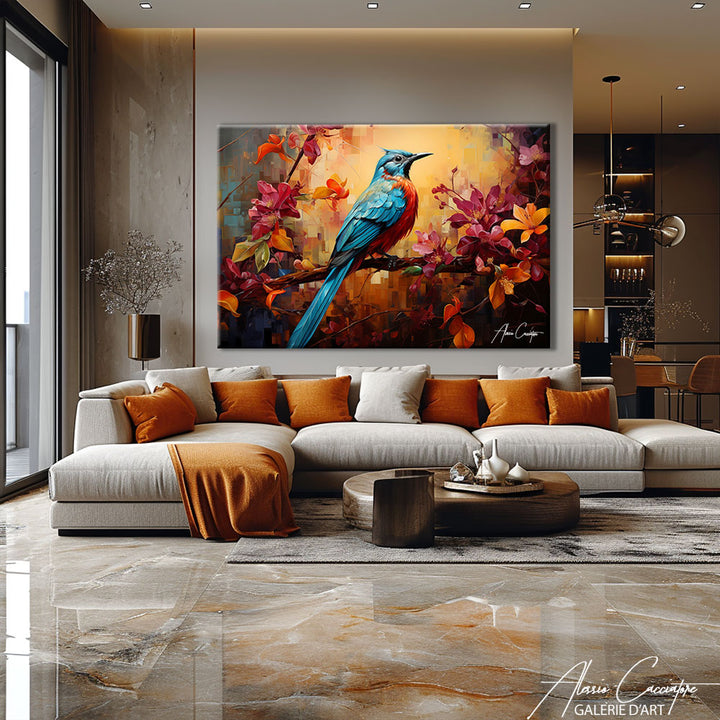 Tableau Paysage Oiseau 