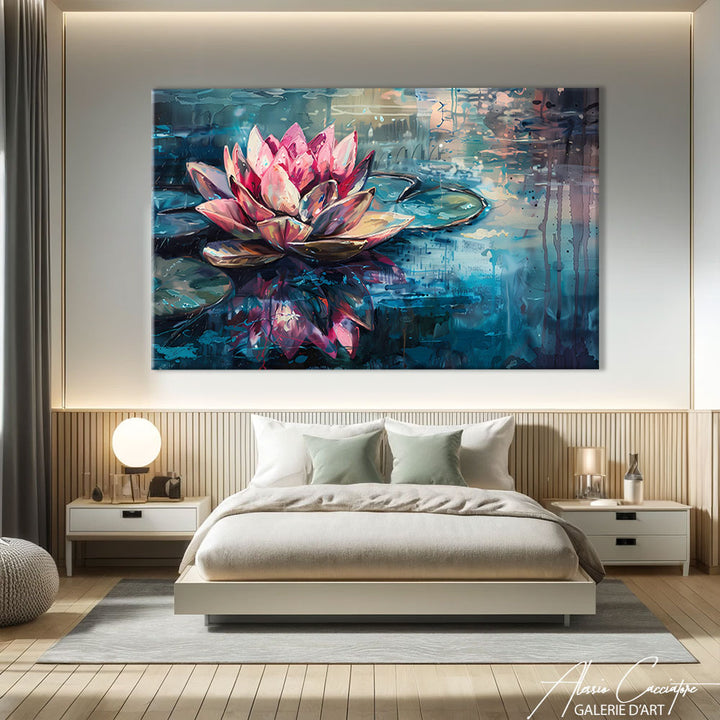 Tableau zen fleur de lotus