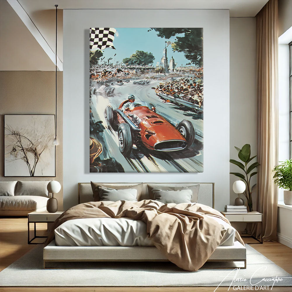 TABLEAU VOITURE RETRO