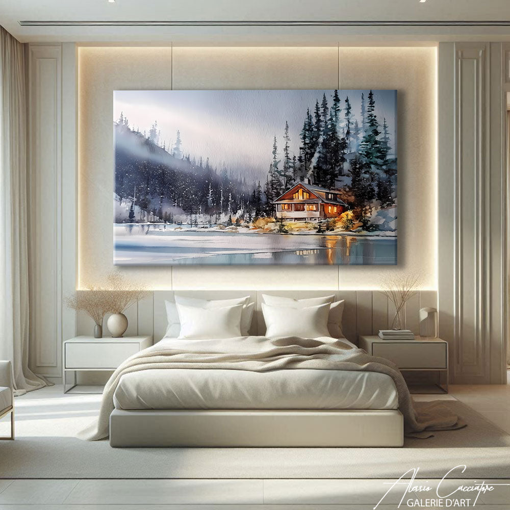 TABLEAU SCANDINAVE BLANC