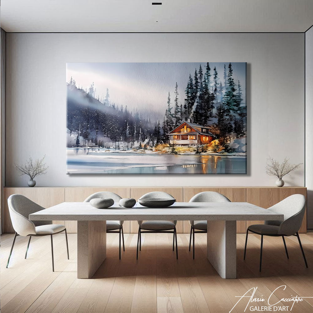 tableau neige