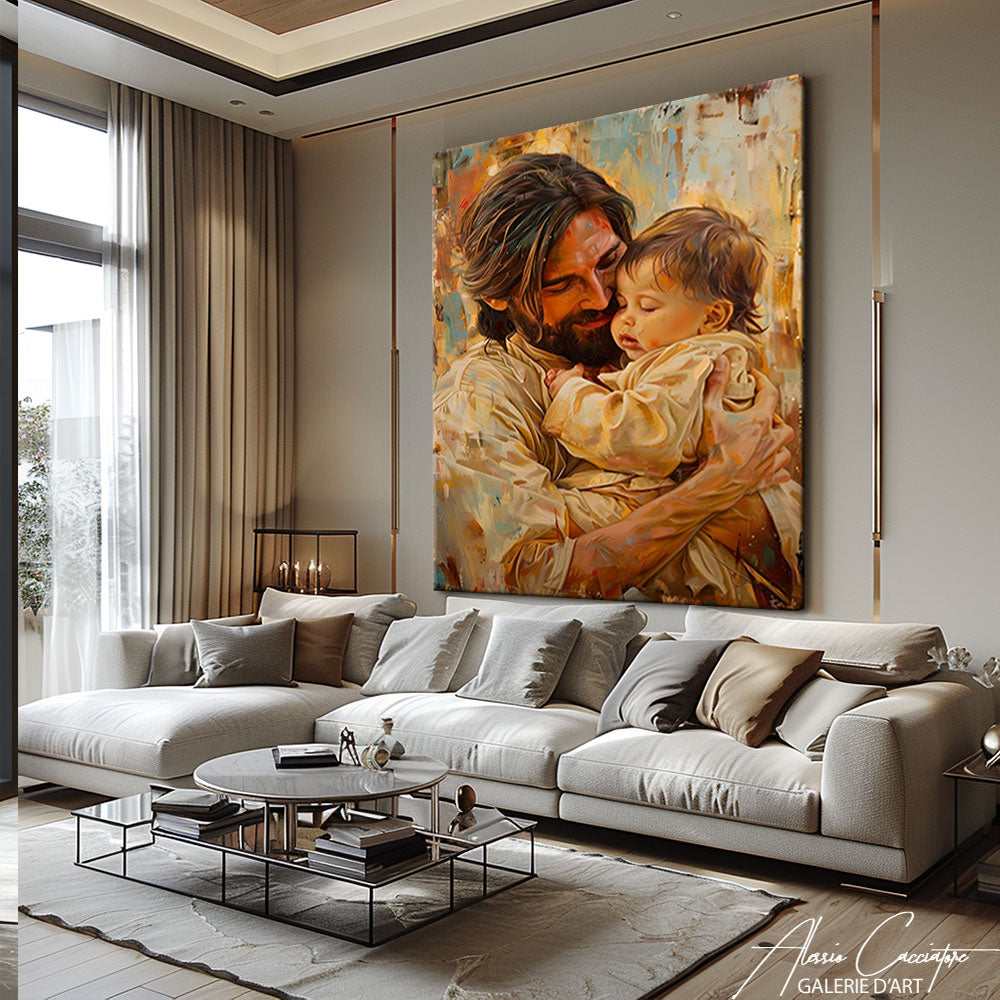 tableau peinture religieuse