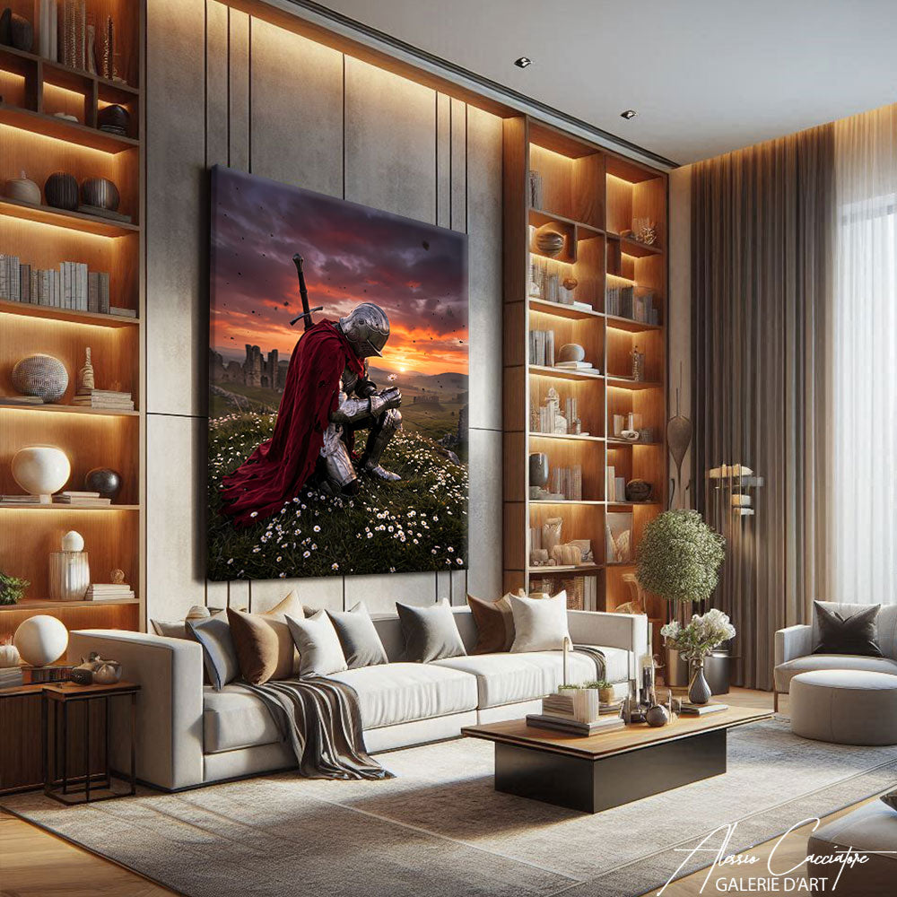 tableau coucher de soleil