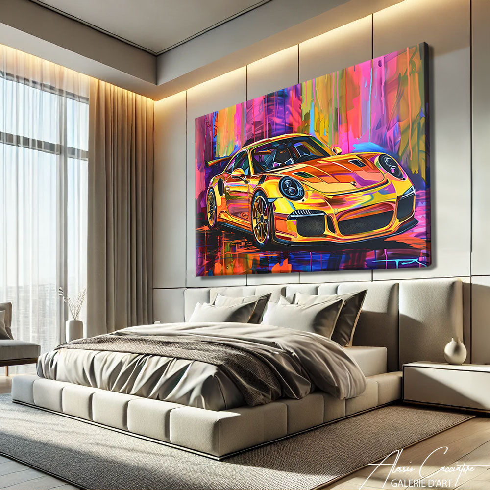 tableau voiture de luxe