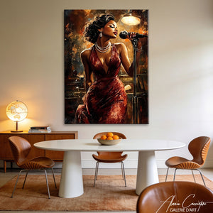 Tableau Chanteuse Jazz