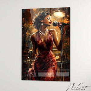 Cadre Chanteuse Jazz