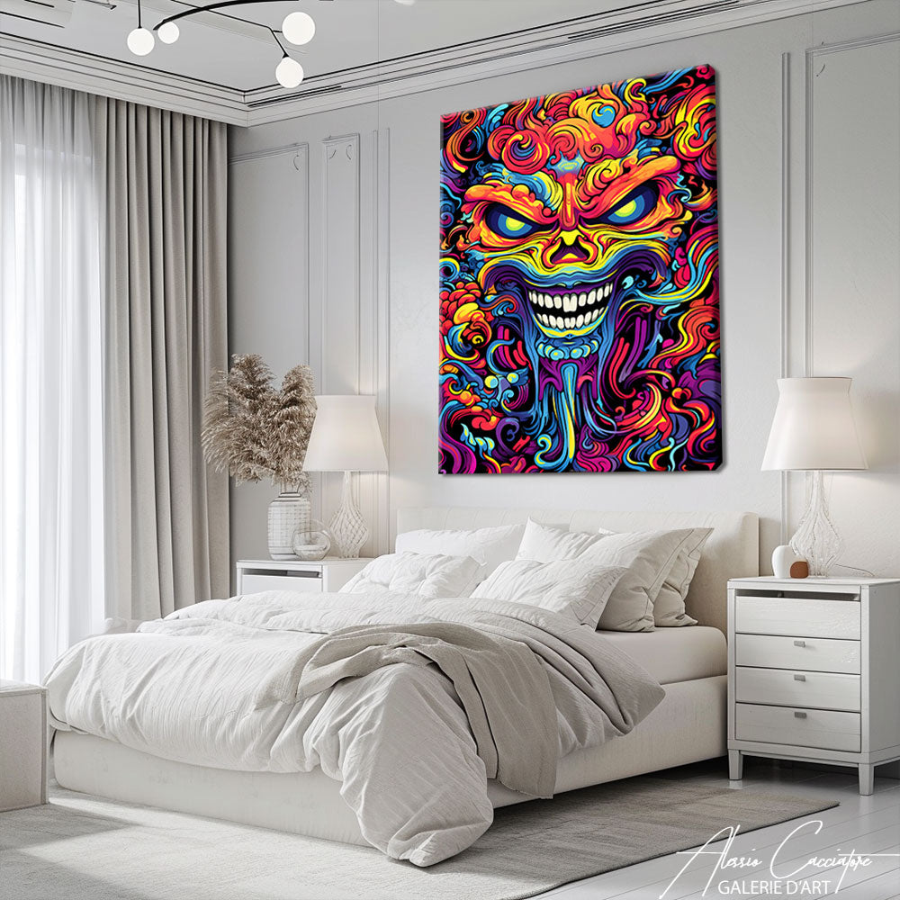 Peinture Acrylique Psychédélique