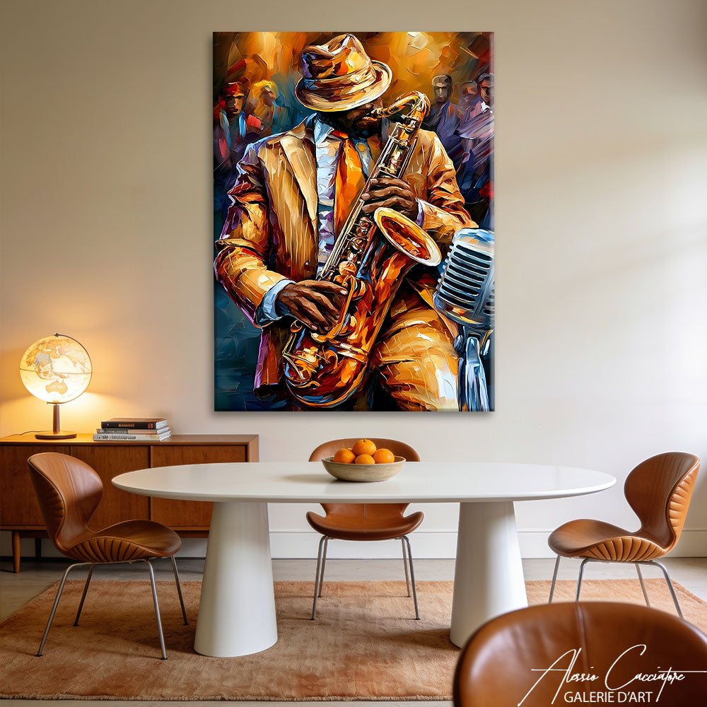 Affiche Joueur De Jazz