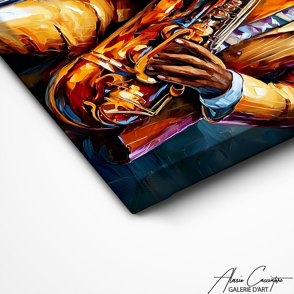 Art Mural Joueur De Jazz