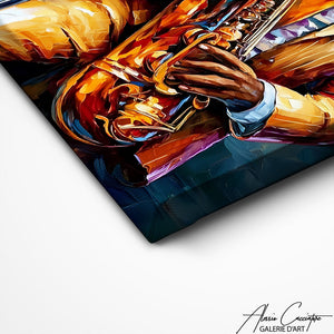 Art Mural Joueur De Jazz