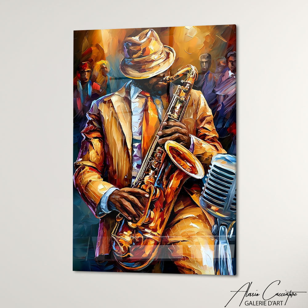 Cadre Joueur De Jazz