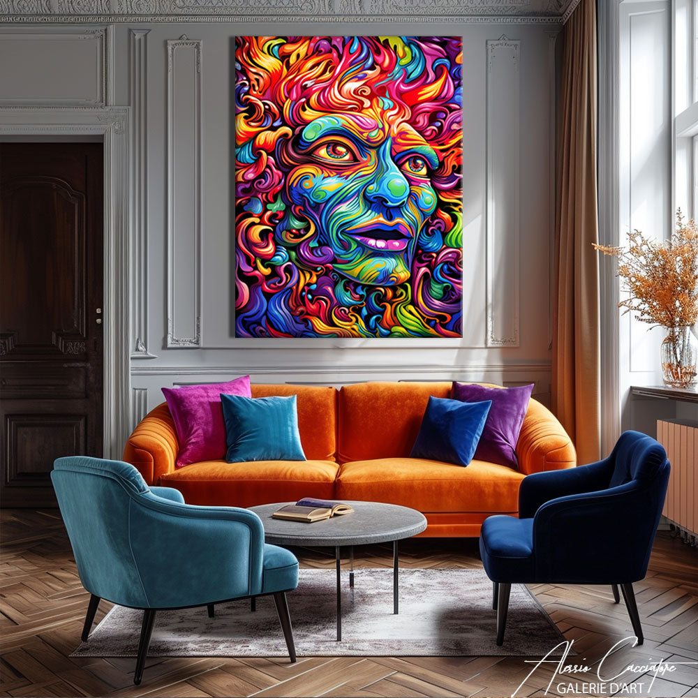 peinture art psychédélique
