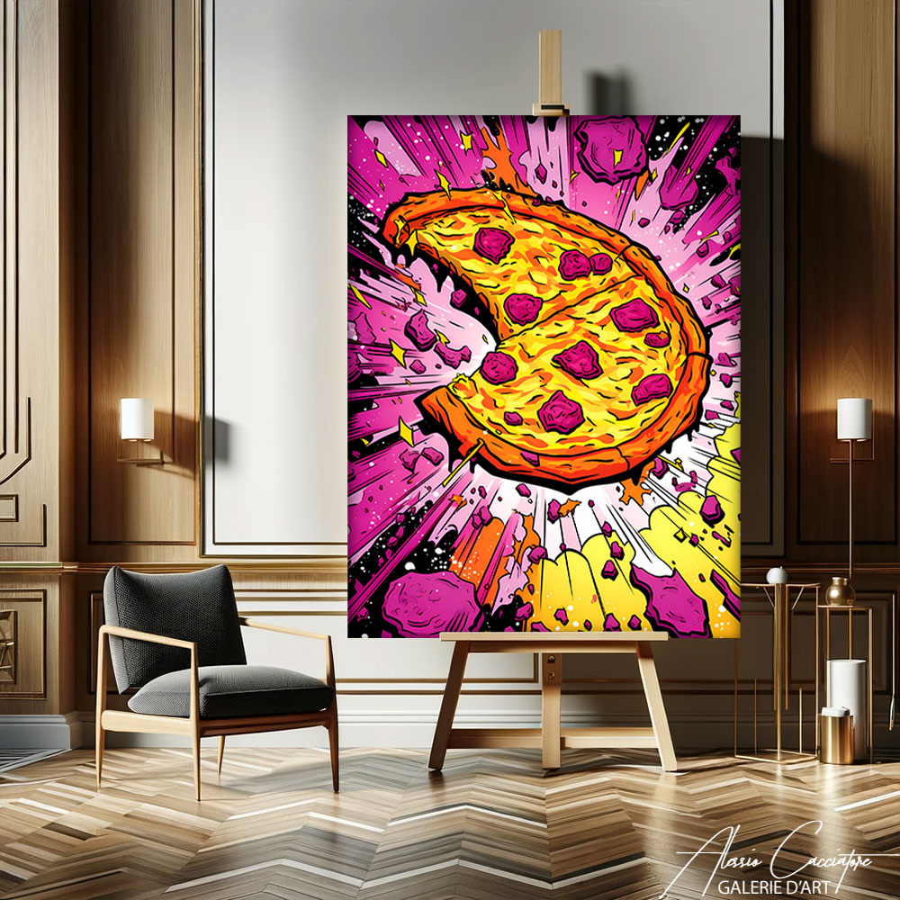 tableau pop art pour cuisine