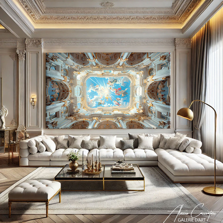 Peinture Décor Baroque – mise en situation