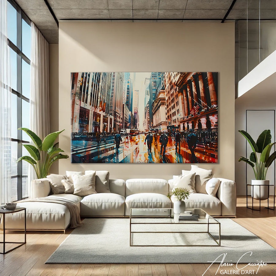 Tableau Wall Street
 – mise en situation
