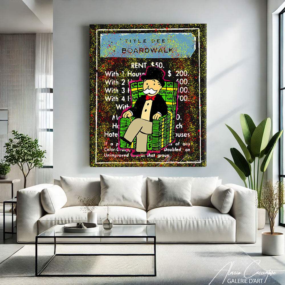 TABLEAU MONOPOLY ART