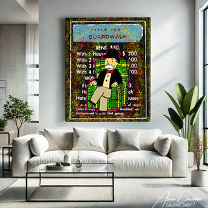 TABLEAU MONOPOLY ART