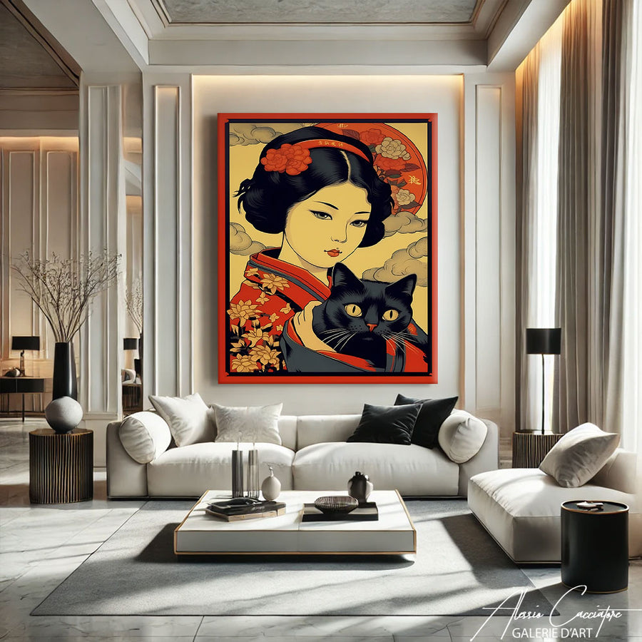 Tableau Japonais Traditionnel – mise en situation