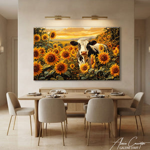 Affiche Vache Couleur