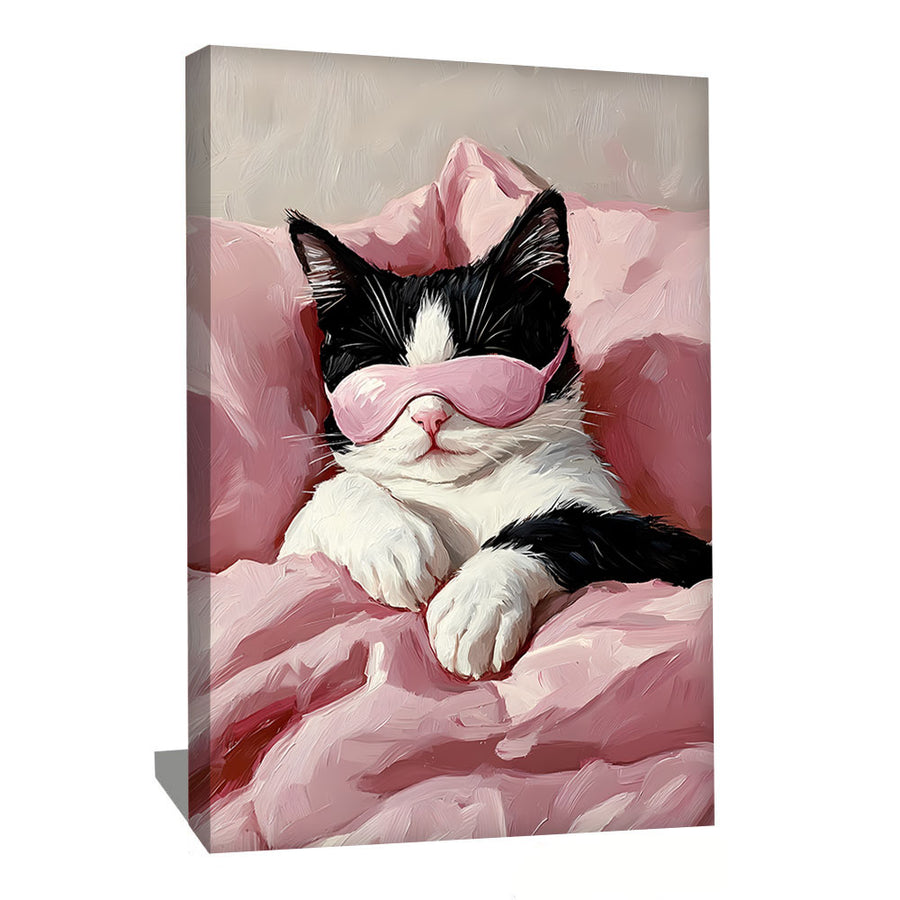 TABLEAU CHAT ROSE