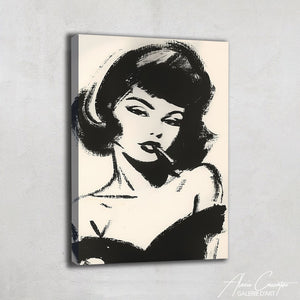 Tableau Femme Minimaliste