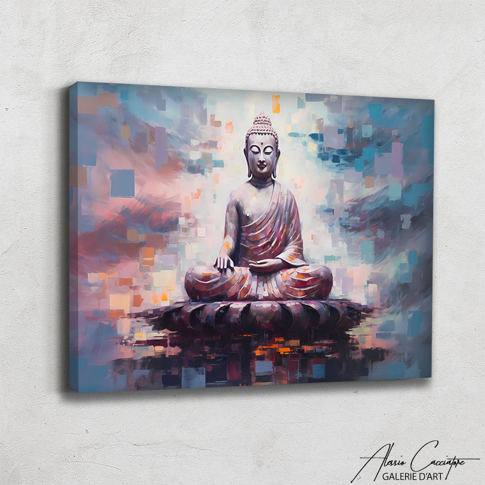 TABLEAU AQUARELLE BOUDDHA
