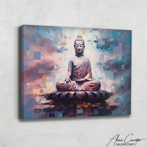 TABLEAU AQUARELLE BOUDDHA
