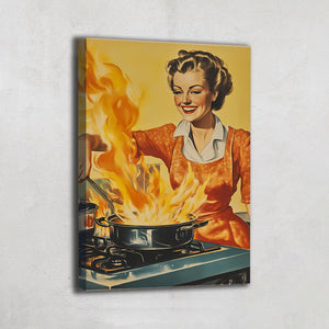 Tableau Deco Cuisine Vintage