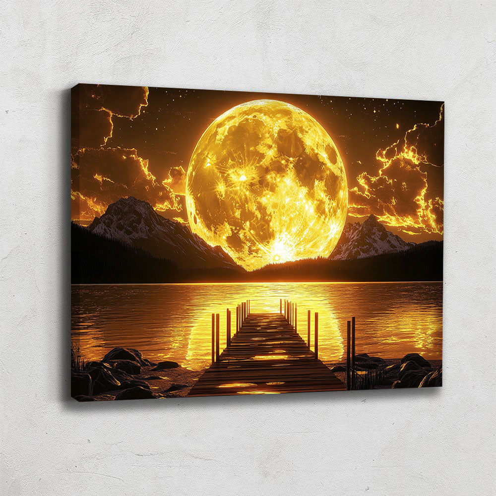 TABLEAU PAYSAGE LUNE