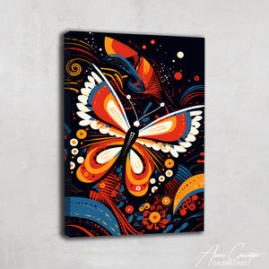 tableau papillon moderne