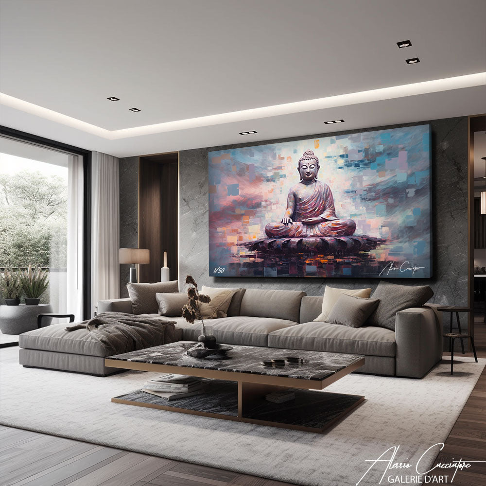 tableau bouddha décoration