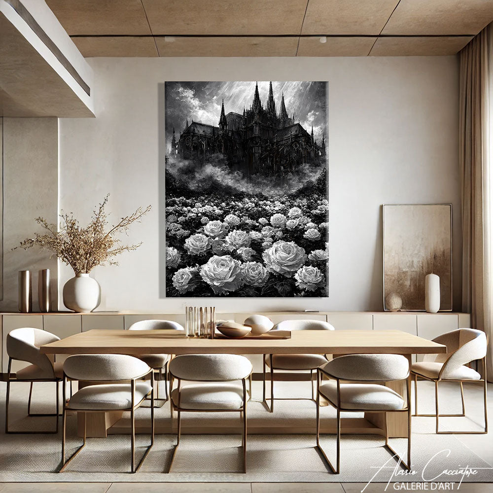 tableau noir et blanc