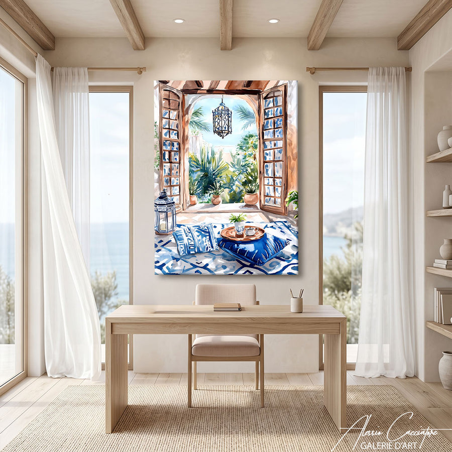 Affiche Peinture Boheme – mise en situation