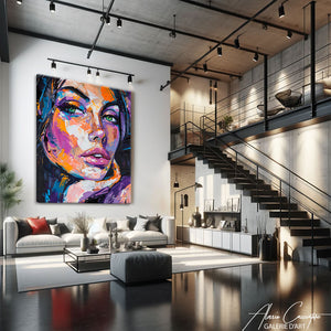 Tableau Femme Abstrait