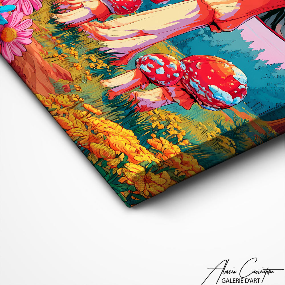 Art Mural Champignon