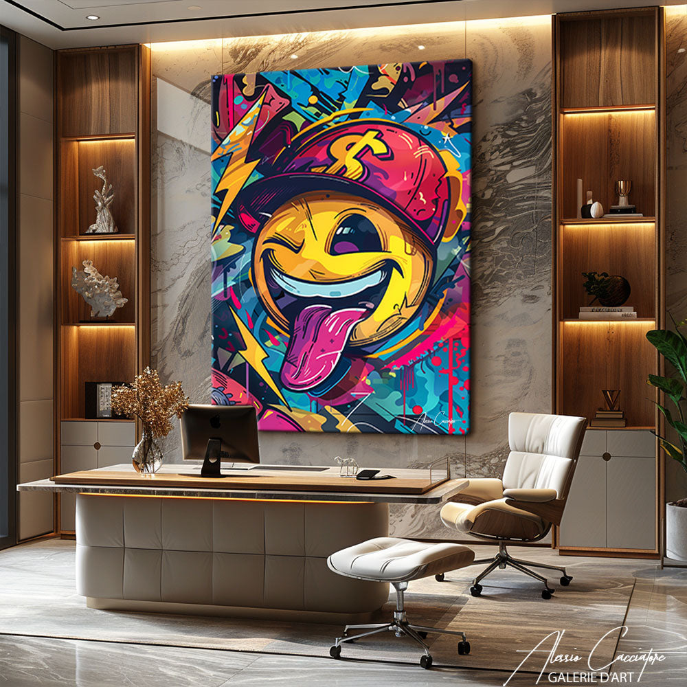 smiley peinture